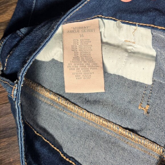 HYDRAULIC "Murray" High-Rise Ankle Skinny Jeans SIZE 14 - Picture 6 of 6